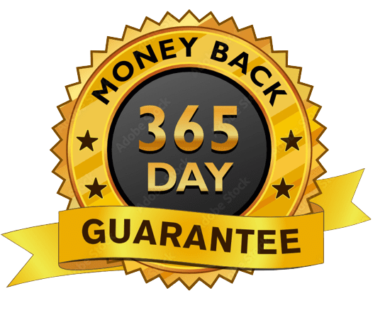 365 days Money Back Guarantee